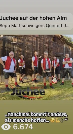 Juchee auf der hohen Alm